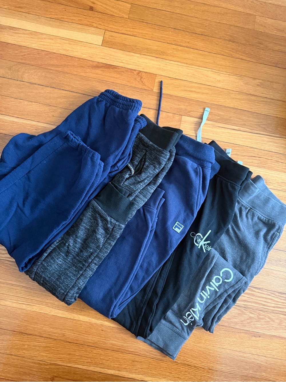 Calvin Klein Fila sweatpants jogger bundle S